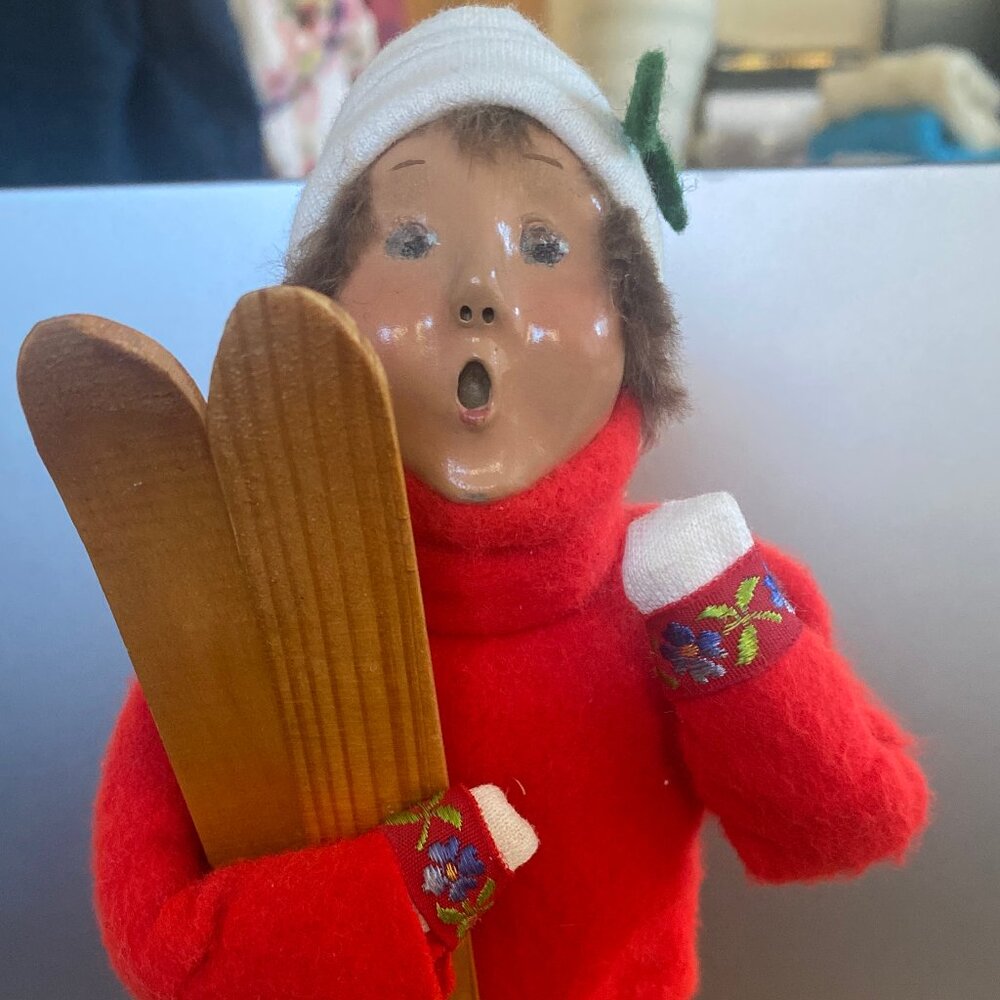 Byers Choice Caroler, Boy Skier, 1996